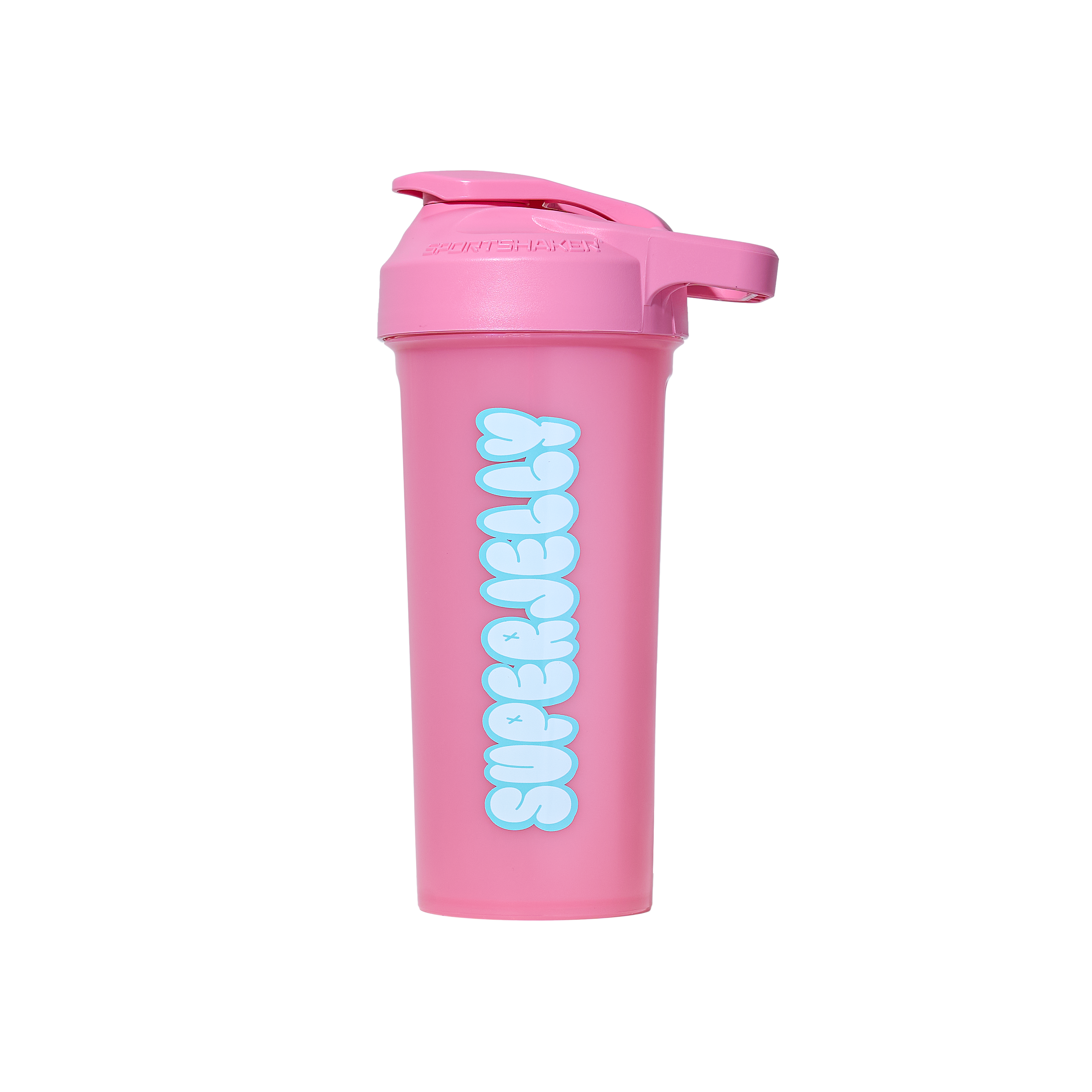 SUPERJELLY Bubble Logo Pink Shaker 27oz