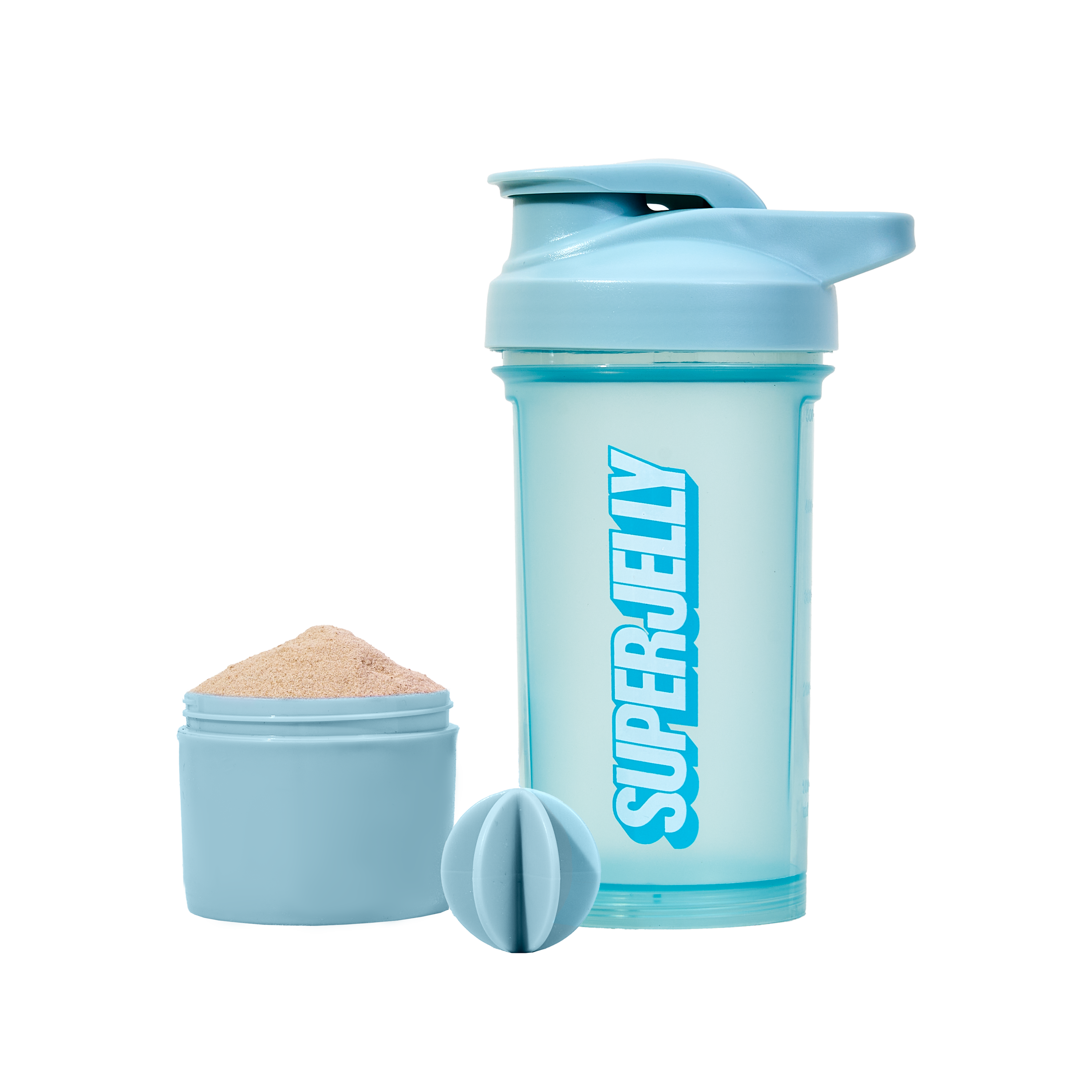 SUPERJELLY LOGO SHAKER WITH STORAGE 500ml/17oz