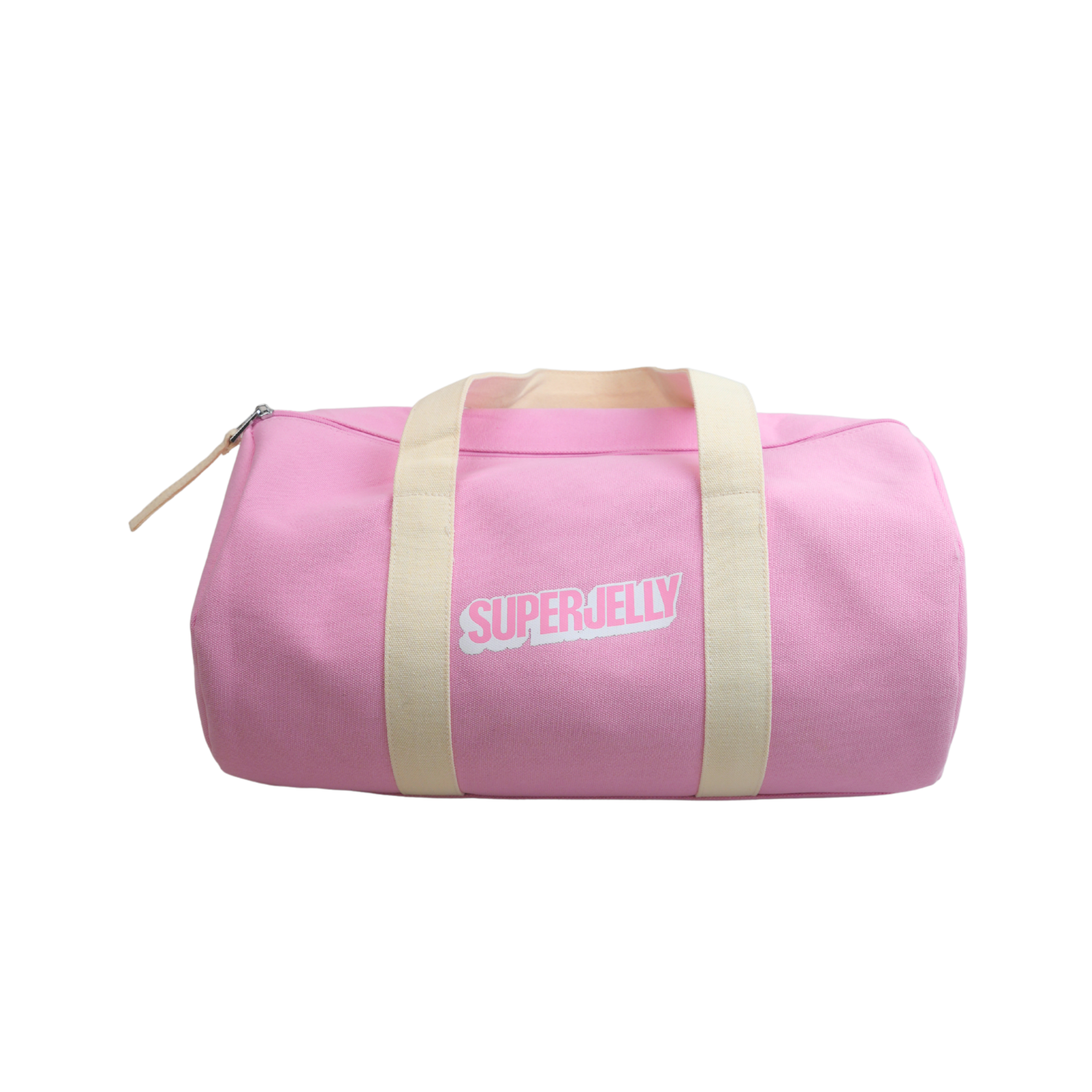SUPERJELLY BABY PINK DUFFLE BAG