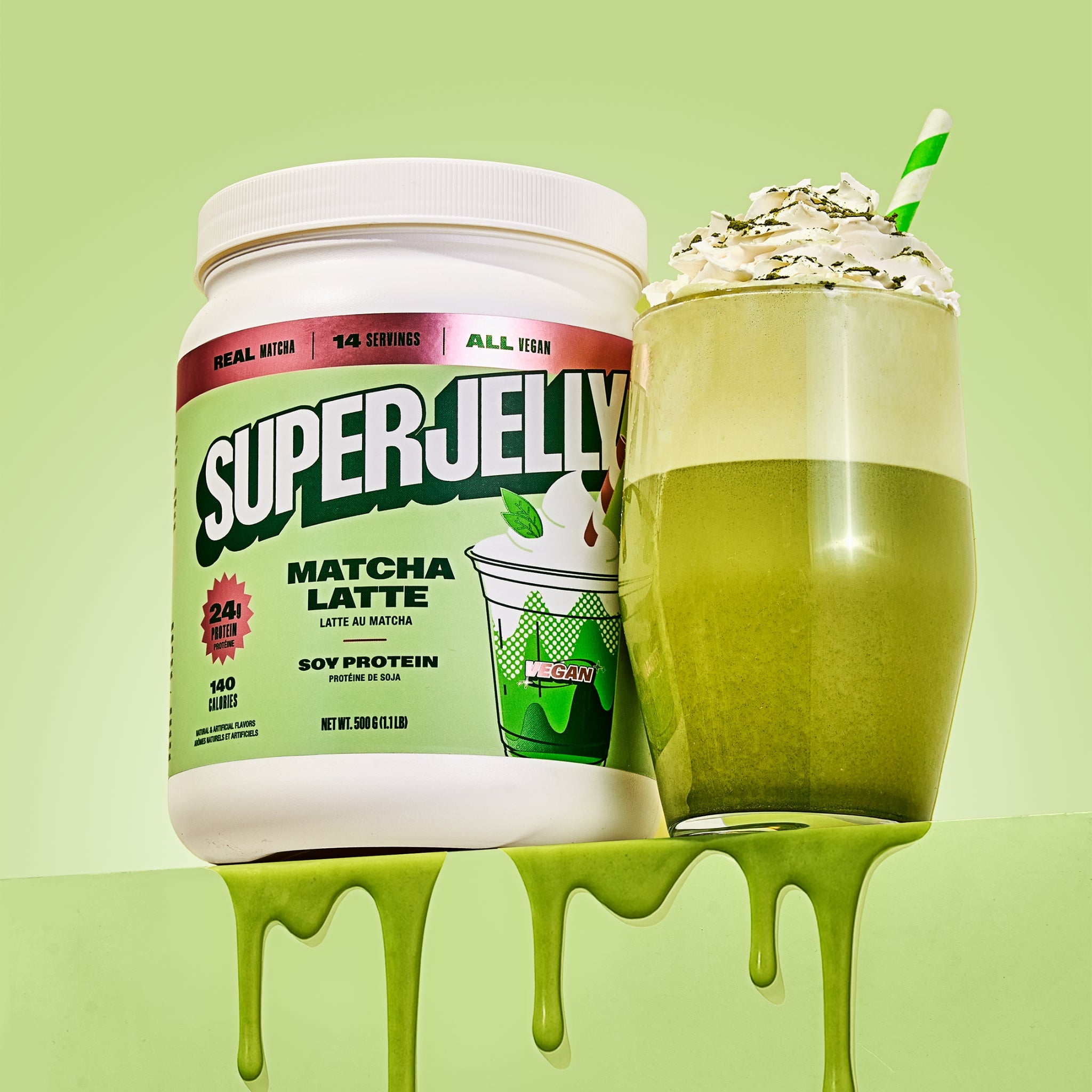MATCHA LATTE SOY PROTEIN