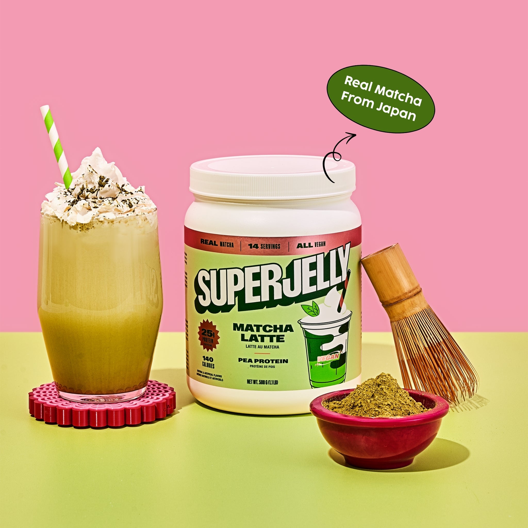 MATCHA LATTE PEA PROTEIN