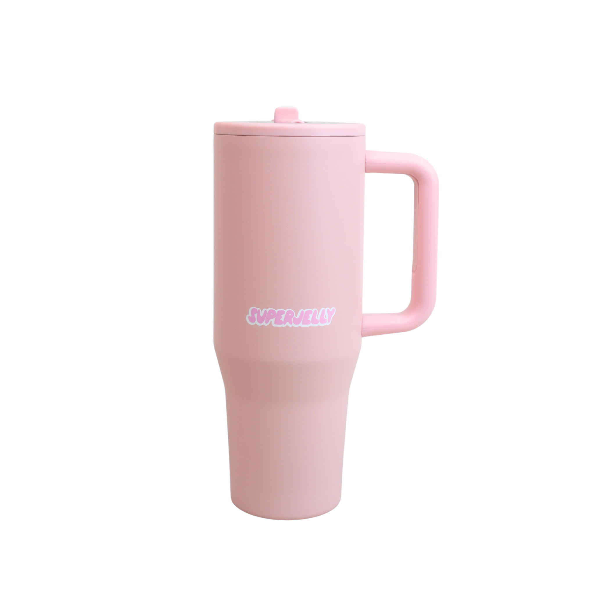 SUPERJELLY SOFT PINK TUMBLER 40oz
