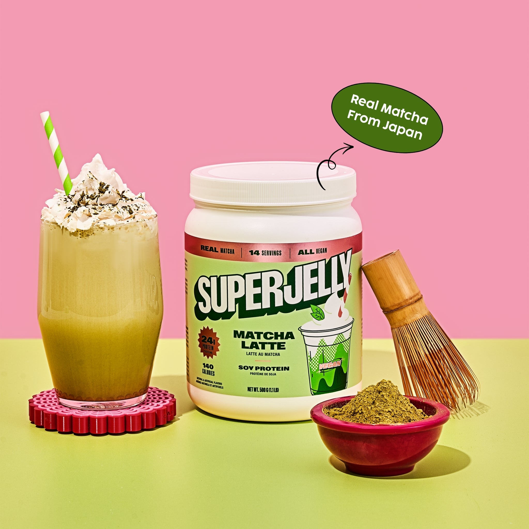 MATCHA LATTE SOY PROTEIN